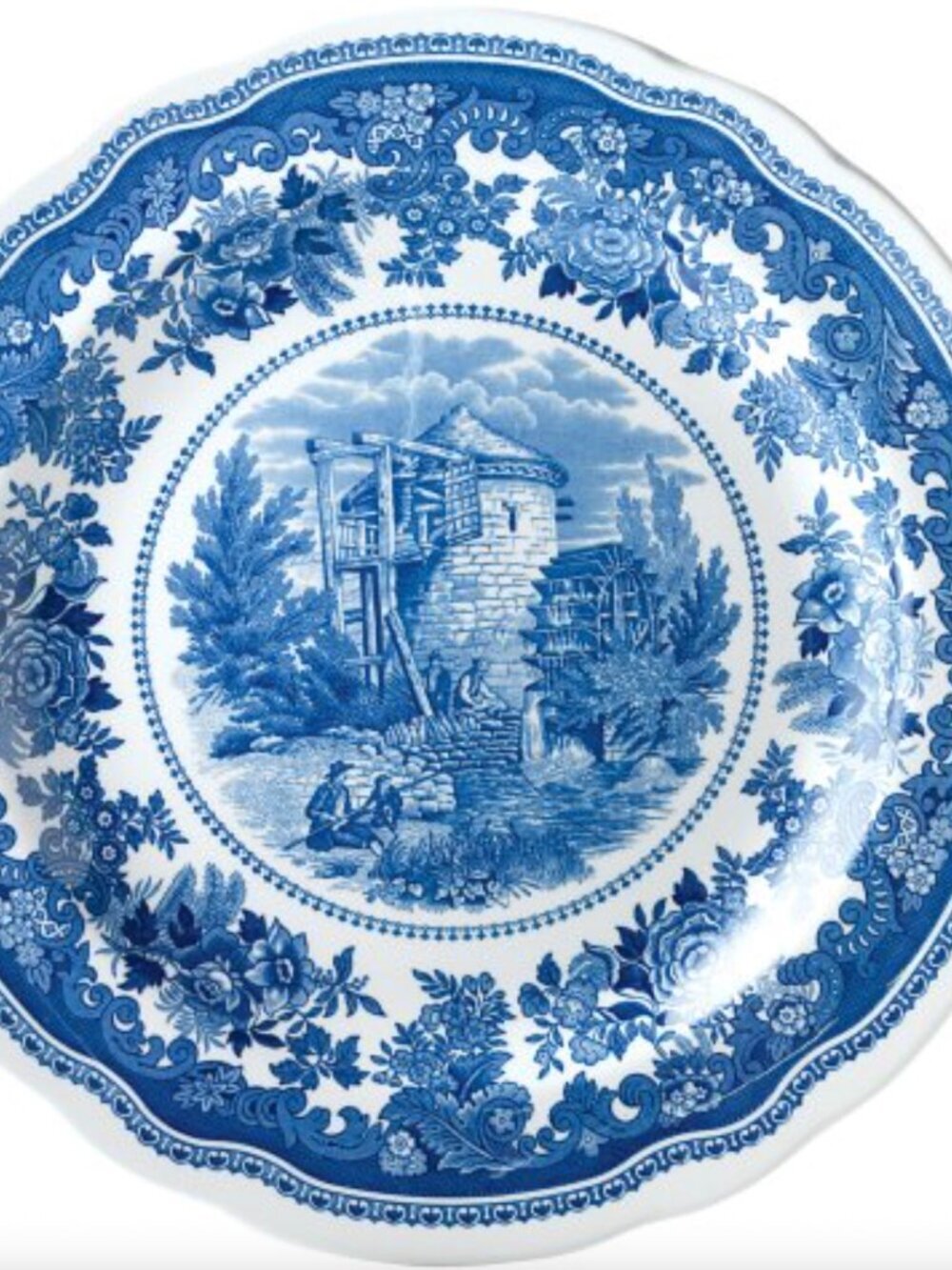 Spode Blue Room Collection "Mill Pond" English Countryside Collector Plate